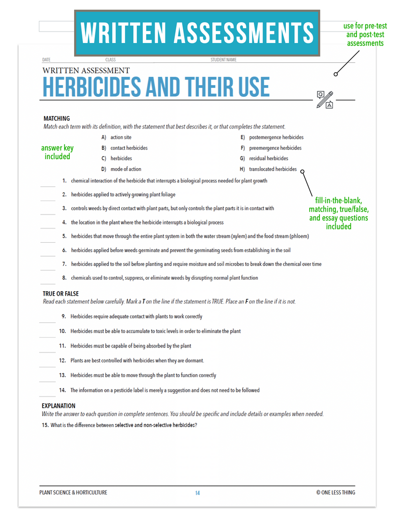 Load image into Gallery viewer, CCPLT09.3 Herbicides and Their Use, Plant Science Complete Curriculum
