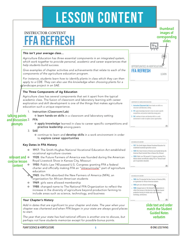 Load image into Gallery viewer, CCPLT01.1 FFA Refresh, Plant Science Complete Curriculum
