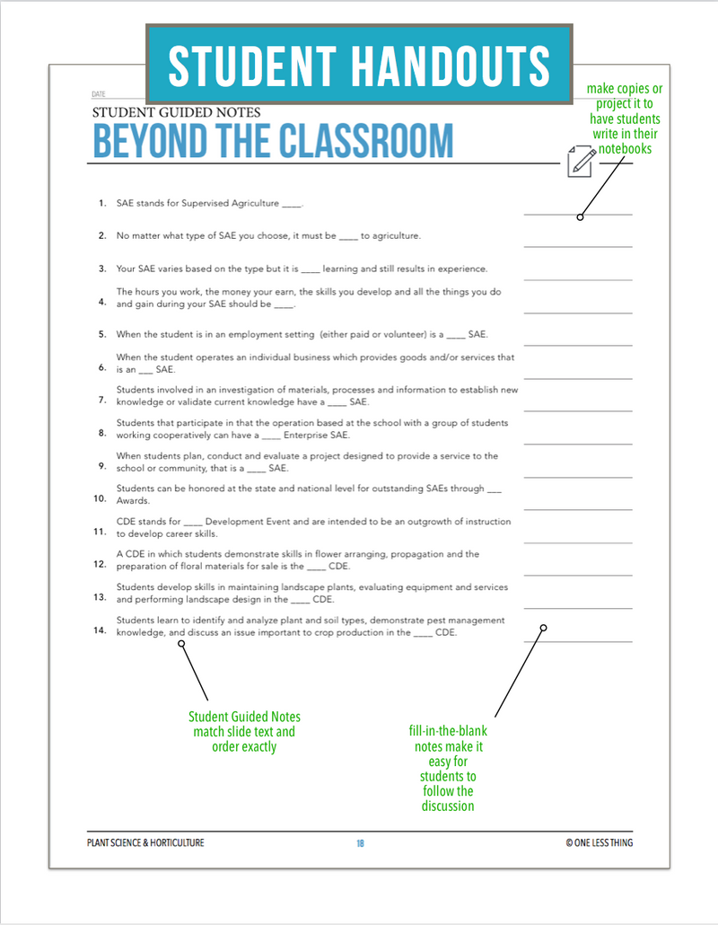 Load image into Gallery viewer, CCPLT01.2 Beyond the Classroom, Plant Science Complete Curriculum
