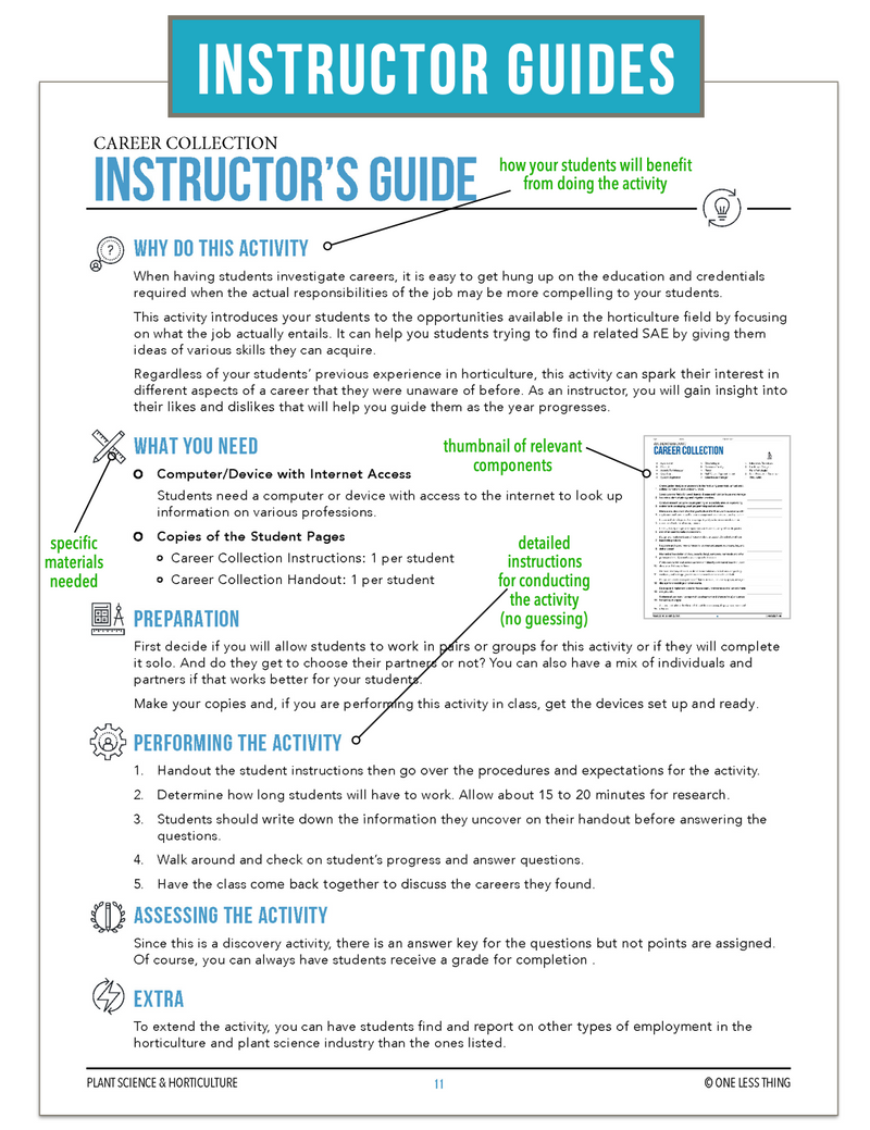 Load image into Gallery viewer, CCPLT01.3 Employment and Careers in Horticulture, Plant Science Complete Curriculum
