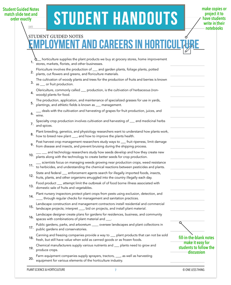 Load image into Gallery viewer, CCPLT01.3 Employment and Careers in Horticulture, Plant Science Complete Curriculum
