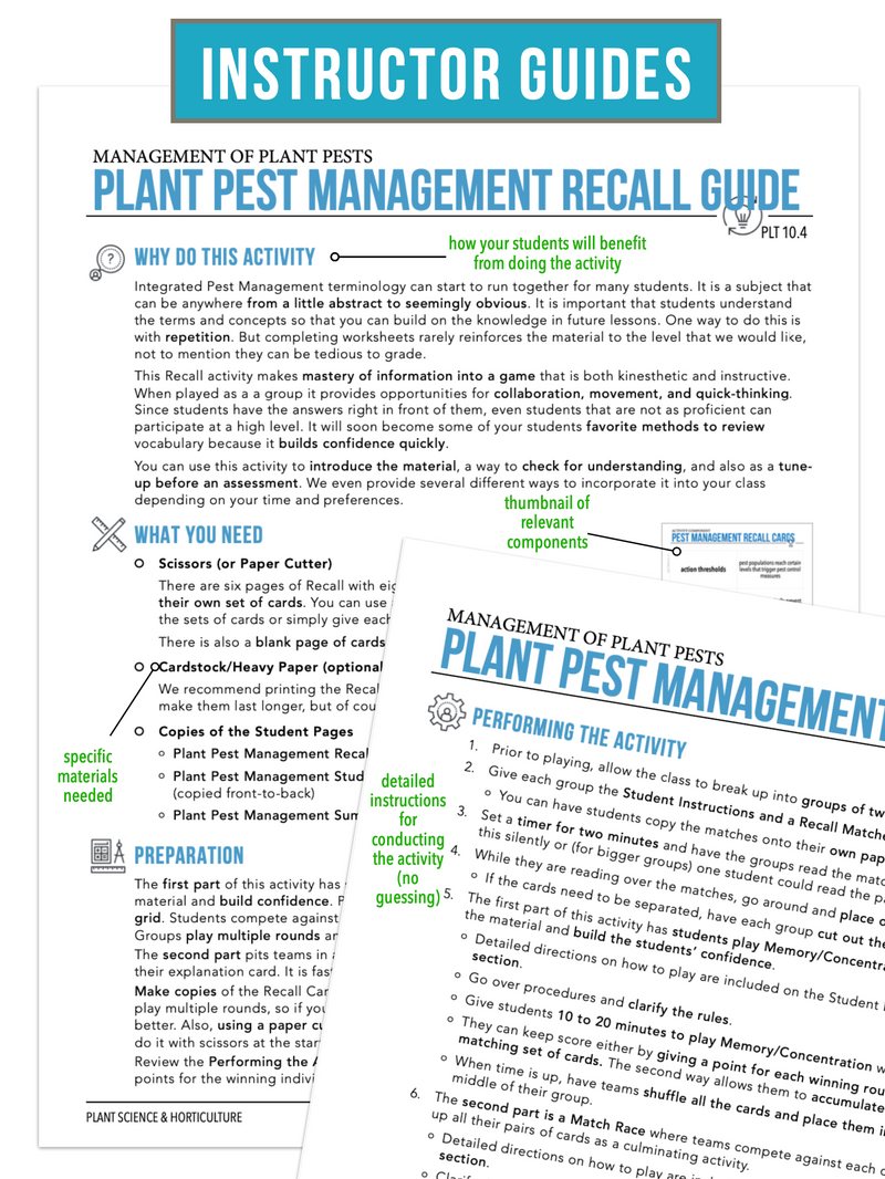 Load image into Gallery viewer, CCPLT10.4 Management of Plant Pests, Plant Science Complete Curriculum
