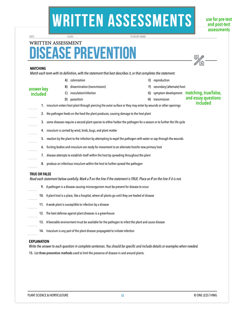 Load image into Gallery viewer, CCPLT11.2 Disease Prevention, Plant Science Complete Curriculum
