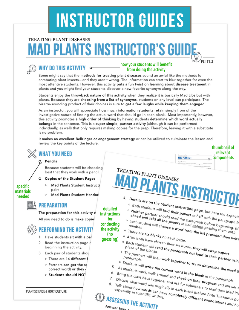 Load image into Gallery viewer, CCPLT11.3 Treating Plant Diseases, Plant Science Complete Curriculum
