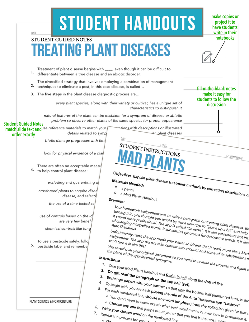 Load image into Gallery viewer, CCPLT11.3 Treating Plant Diseases, Plant Science Complete Curriculum
