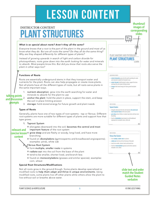 CCPLT03.2 Plant Structures, Plant Science Complete Curriculum