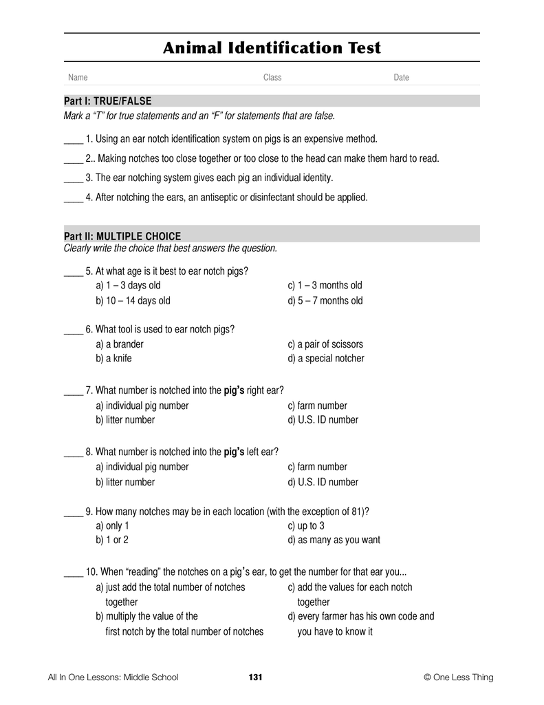 Load image into Gallery viewer, 6-11 Animal ID Systems, Lesson Plan Download
