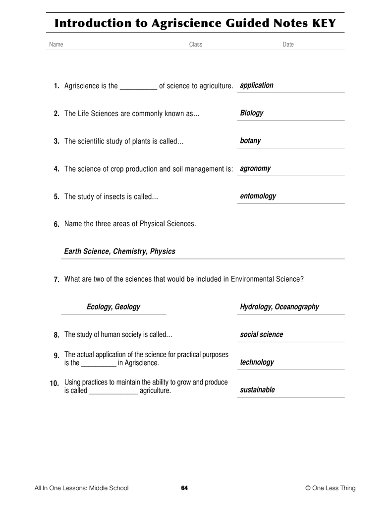 Load image into Gallery viewer, 7-06 What is Agriscience, Lesson Plan Download
