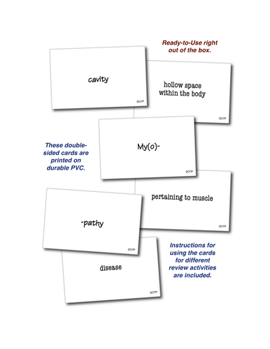 Vet Prefix and Suffix Terminology, Unit Set Download Only