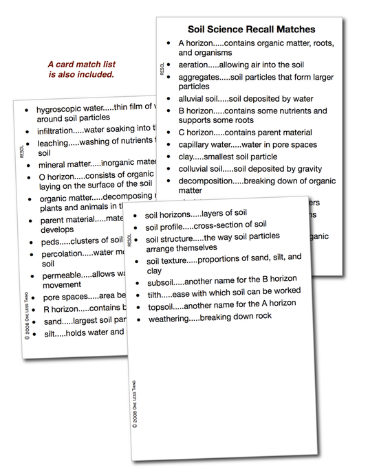 Soil Science, Recall Download Only