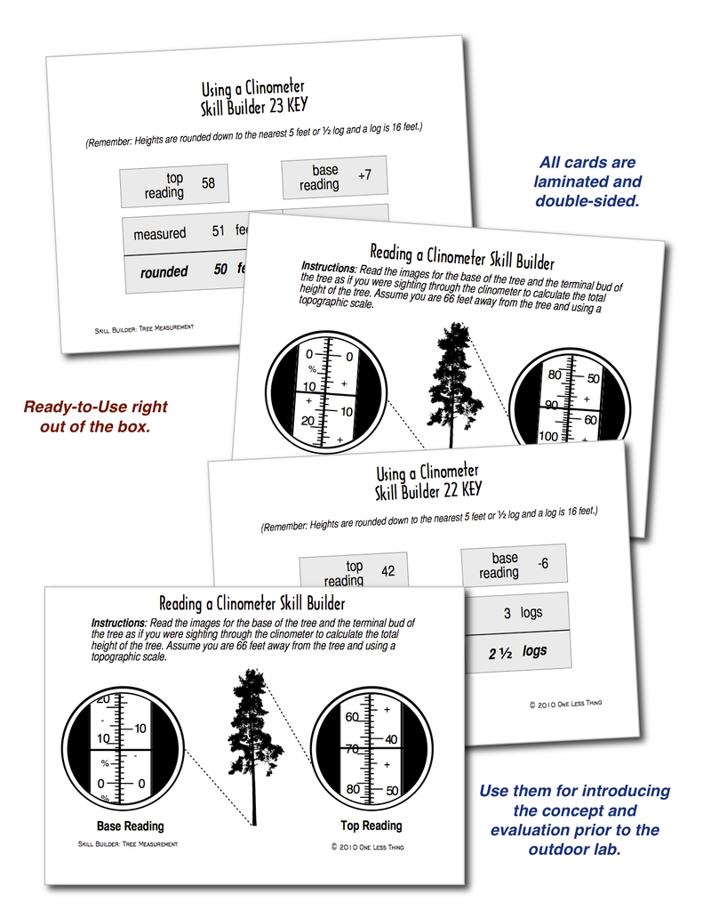 Load image into Gallery viewer, Tree Measurement, Skill Builder Cards
