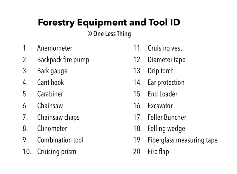 Load image into Gallery viewer, Forestry Equipment and Tools ID, IDPix cards
