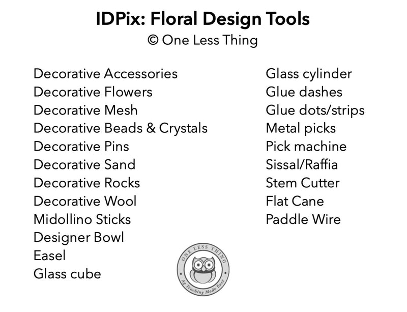 Load image into Gallery viewer, Floral Design Tools ID, IDPix Cards
