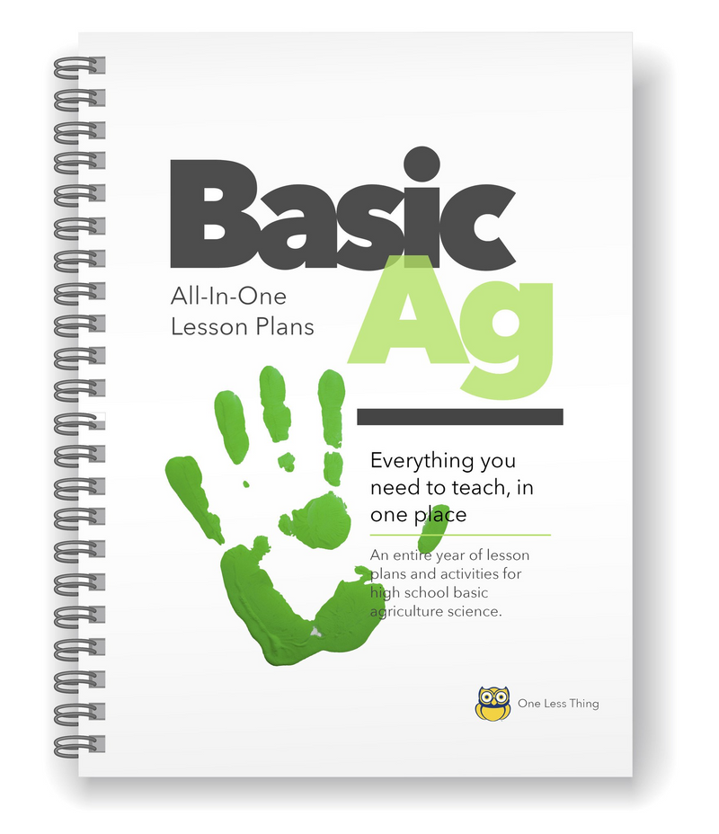 Load image into Gallery viewer, *Basic Ag High School, All-In-One Lesson Plans (Printed Copy Included)
